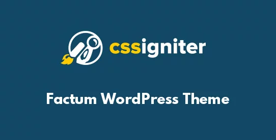 CSS Igniter Factum WordPress Theme