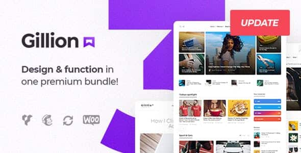 Gillion Blog Magazine And Shop Theme