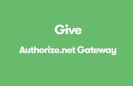 Give Authorize.net Gateway