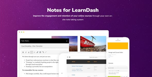 LearnDash Notes | Snap Orbital