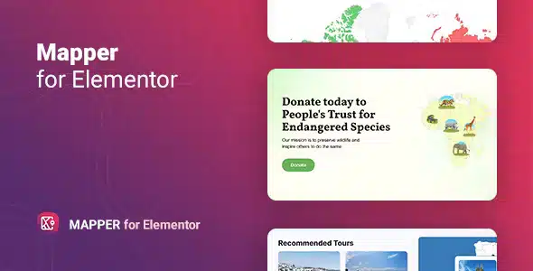Mapper Interactive World Map for Elementor