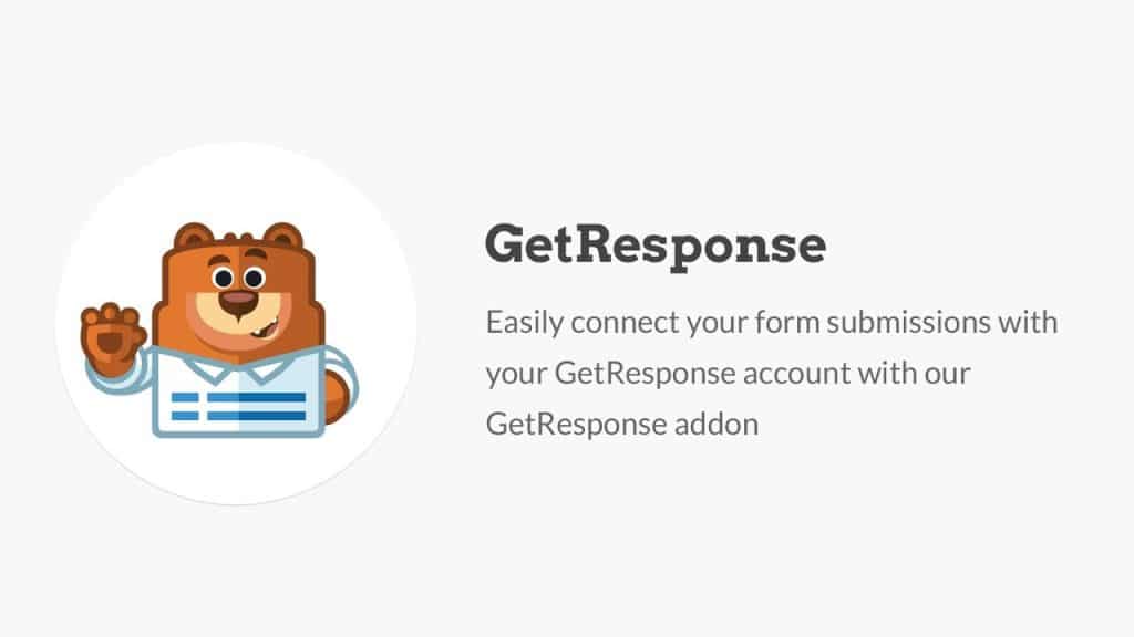 WPForms GetResponse Addon