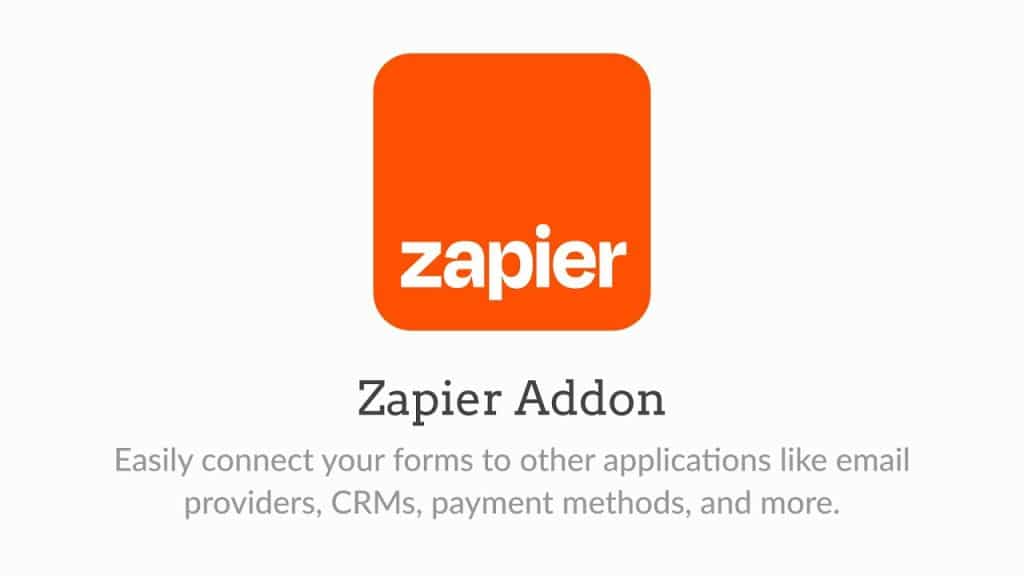 WPForms Zapier Addon