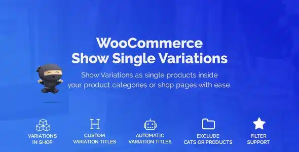 WooCommerce Show Single Variations (iconic)