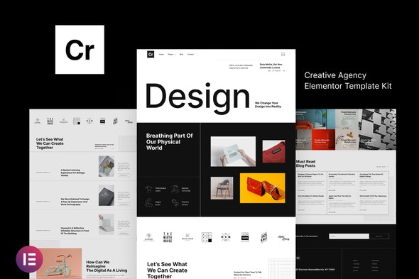 Crispin – Creative Agency Elementor Template