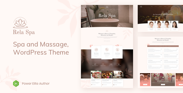 Rela – Spa Massage WordPress Theme