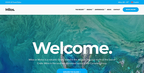Milos WordPress Theme