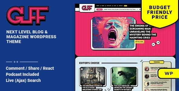 Guff – Blog & Magazine WordPress Theme