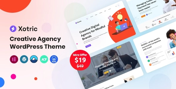 Xotric – Creative Agency WordPress Theme + RTL