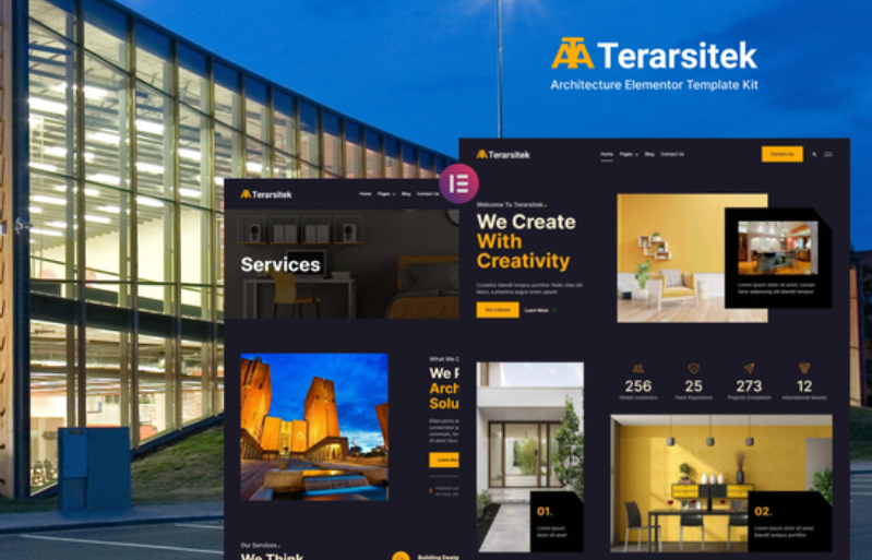 Terarsitek – Architecture Elementor Template