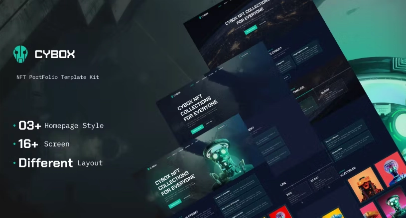 Cybox – NFT Collections Elementor Template