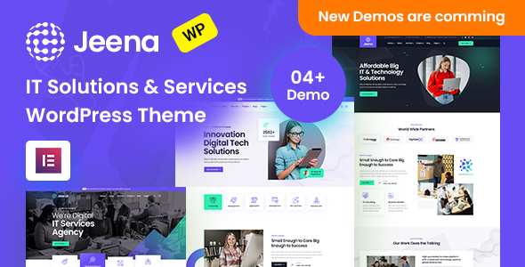 Jeena – Technology & IT Solutions WordPress Theme