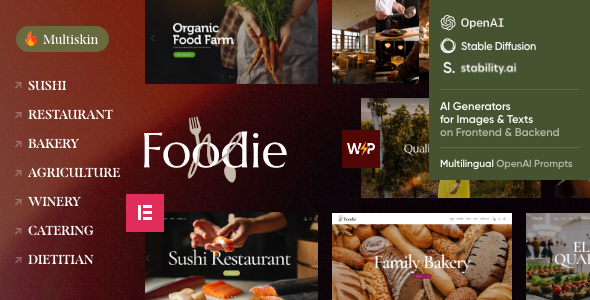 Foodie – Restaurant Theme