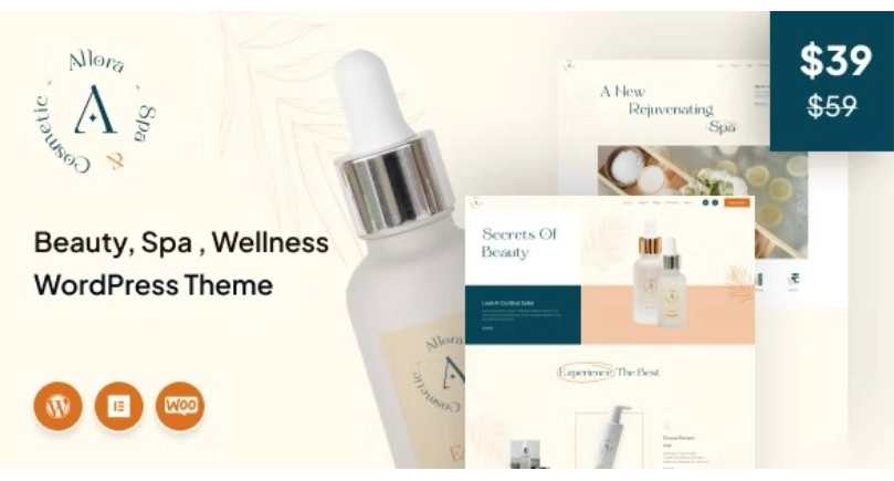 Allora – Beauty Spa & Cosmetic WordPress Theme