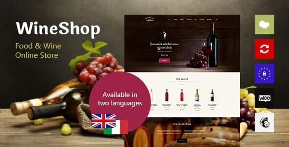 WineShop – Food & Wine Online Store WordPress Theme