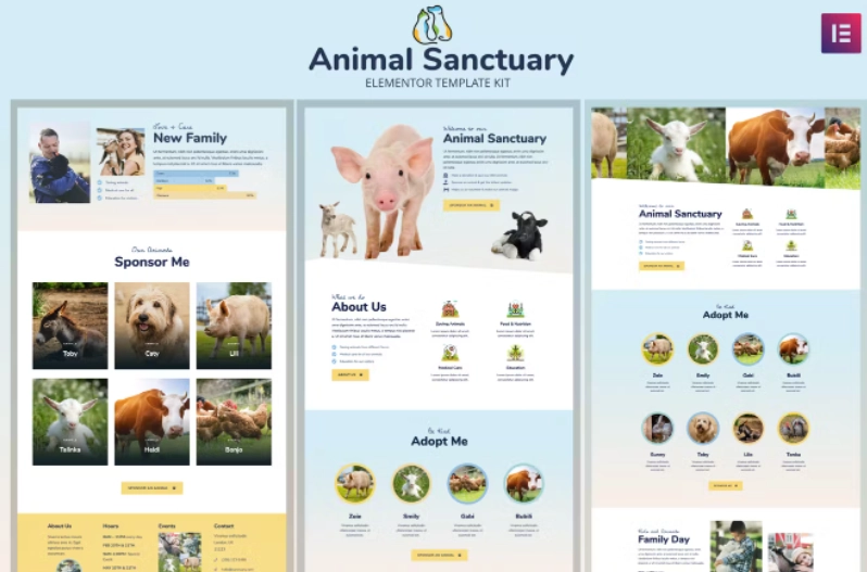 Animal Sanctuary – Non-Profit Template