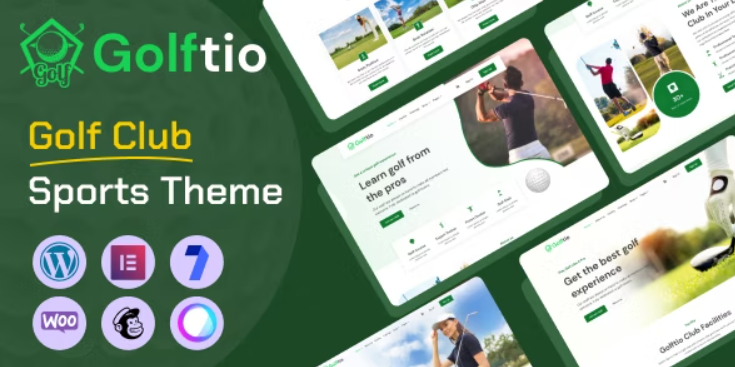 Golftio – Golf Club Sports WordPress Theme