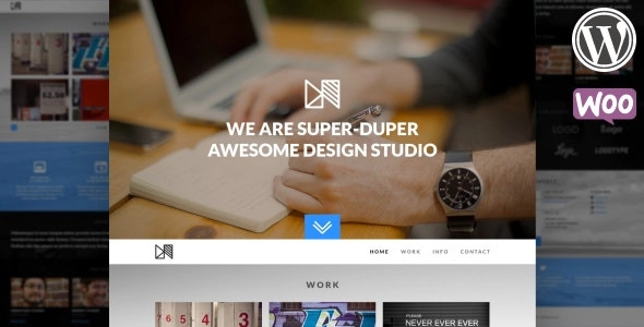 Nonus Parallax WordPress Portfolio