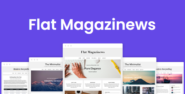 Flat Magazinews Superb Themes
