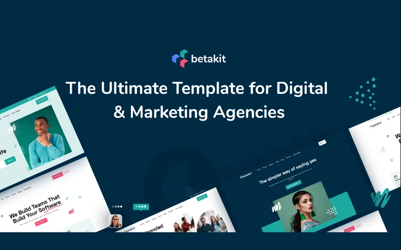 Betakit – Digital & Marketing Agency Elementor Template