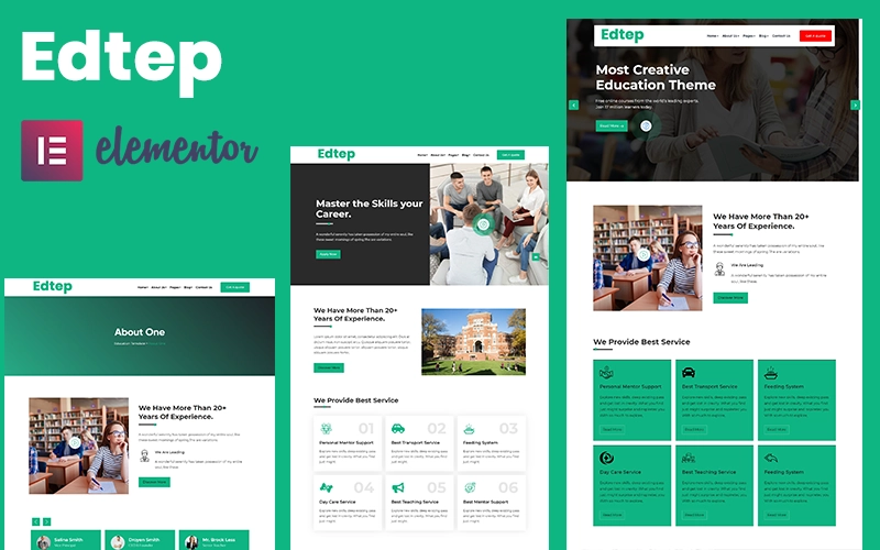 Edtep – Education Elementor WordPress Theme