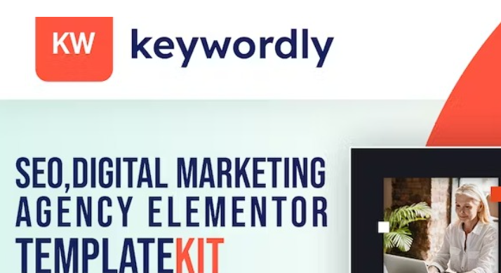 Keywordly – Digital Marketing Agency Elementor Template