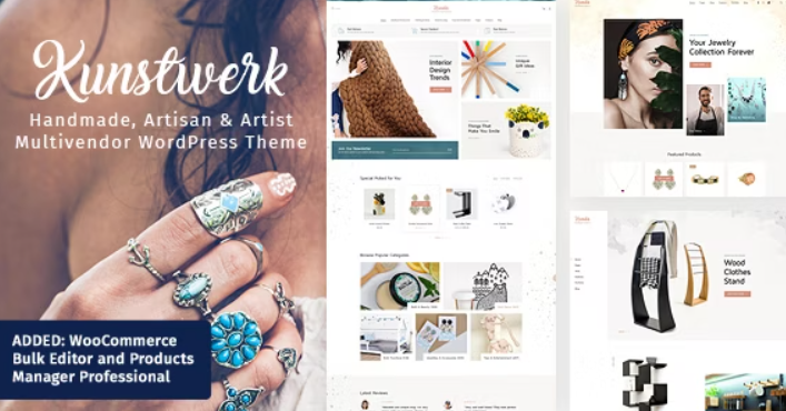 Kunstwerk – Handycraft Marketplace WordPress Theme