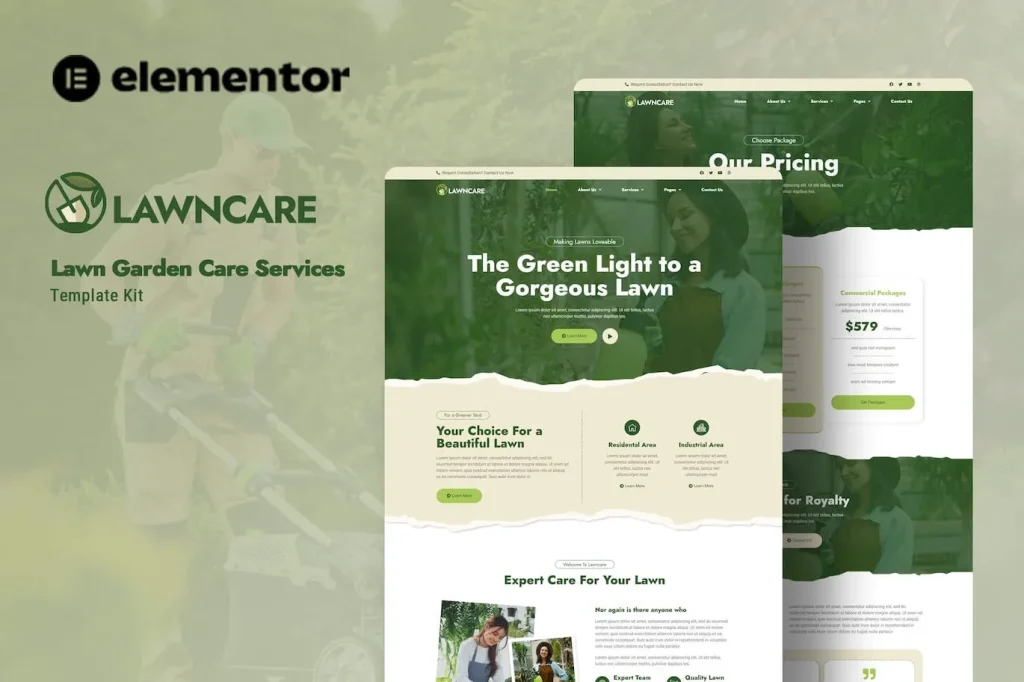 Lawncare – Lawn Garden Care Service Elementor Template