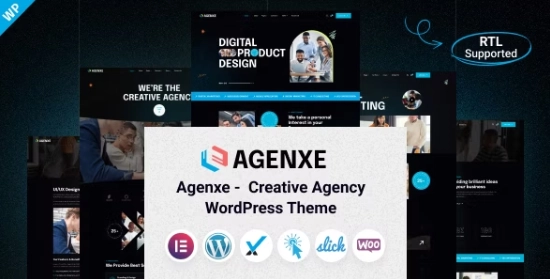 Agenxe – Creative Agency WordPress Theme