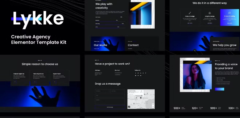 Lykke – Creative Agency Elementor Template