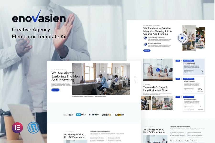 Enofasien – Creative Agency Elementor Template