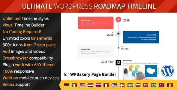 Ultimate RoadMap Timeline for WPBakery Page Builder (formerly Visual Composer)