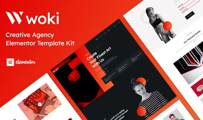 Woki – Creative Agency Elementor Template