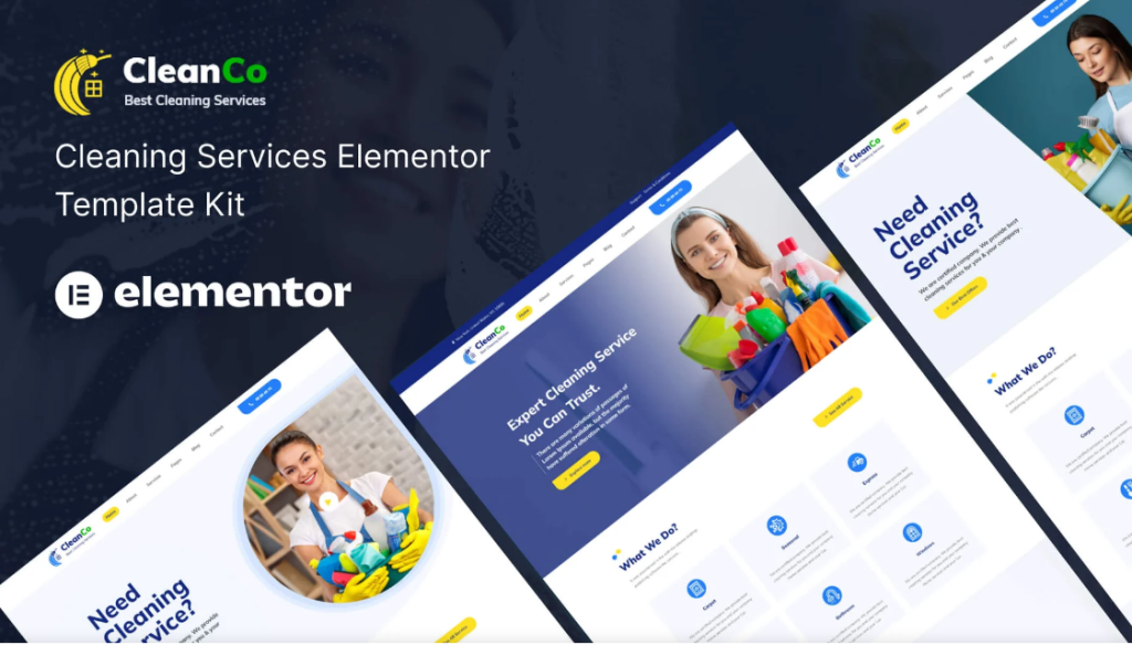 Cleanco – Cleaning Service Elementor Template