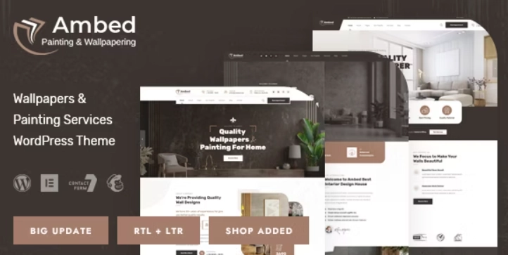 Ambed – Wallpapers & Painting Services WordPress Theme