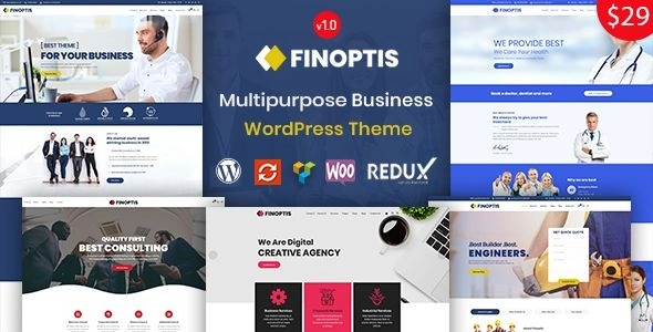 Finoptis – Multipurpose Business WordPress Theme