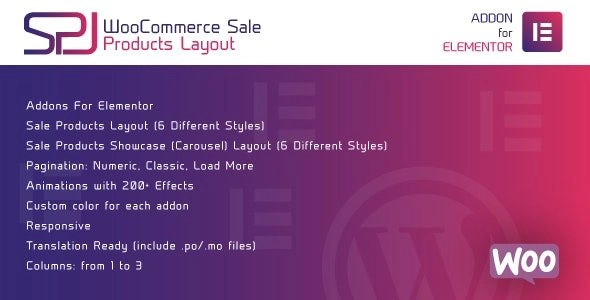 WooCommerce Sale Products Layout for Elementor