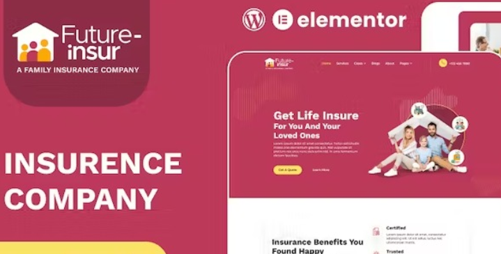 Future Insur – Insurance Company Elementor Template