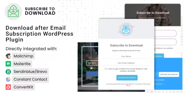 Subscribe to Download Plugin