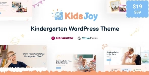 KidsJoy – Kids Kindergarten & Preschool WordPress Theme