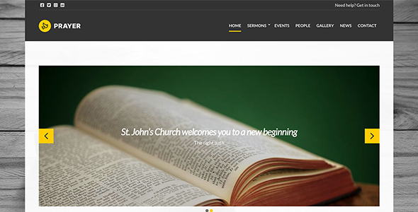 Prayer WordPress Theme