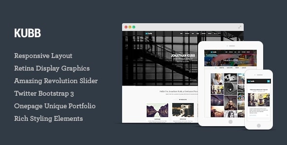 Kubb – Photography & Magazine WordPress Theme