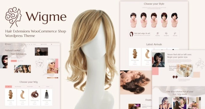 Wigme – Hair Extensions WooCommerce Shop