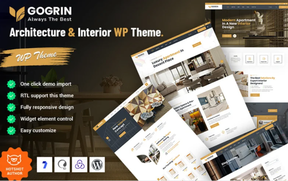 Gogrin – Architecture and Interior Design WordPress Theme