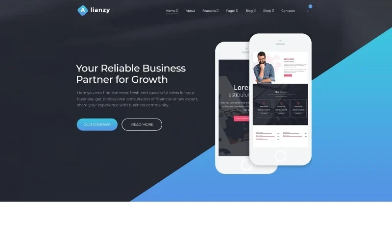 Alianzy – Business Partnership WordPress Elementor Theme WordPress Theme