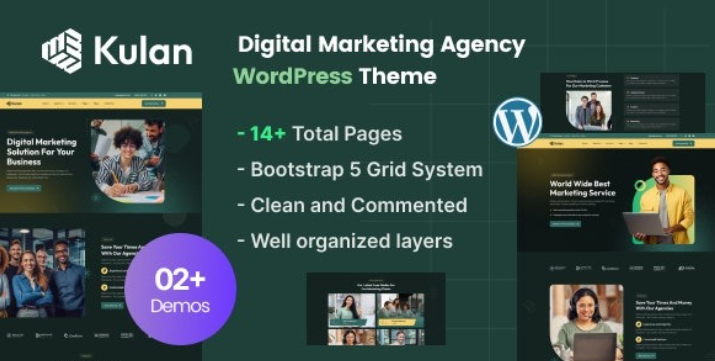 Kulan – Digital Marketing Agency WordPress Theme