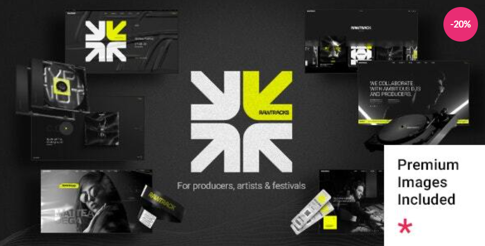 Rawtracks – Music & DJ Theme