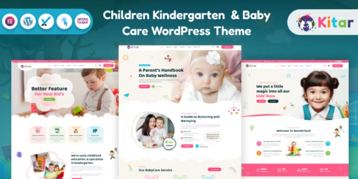 Kitar – Children Kindergarten & Baby Care WordPress Theme