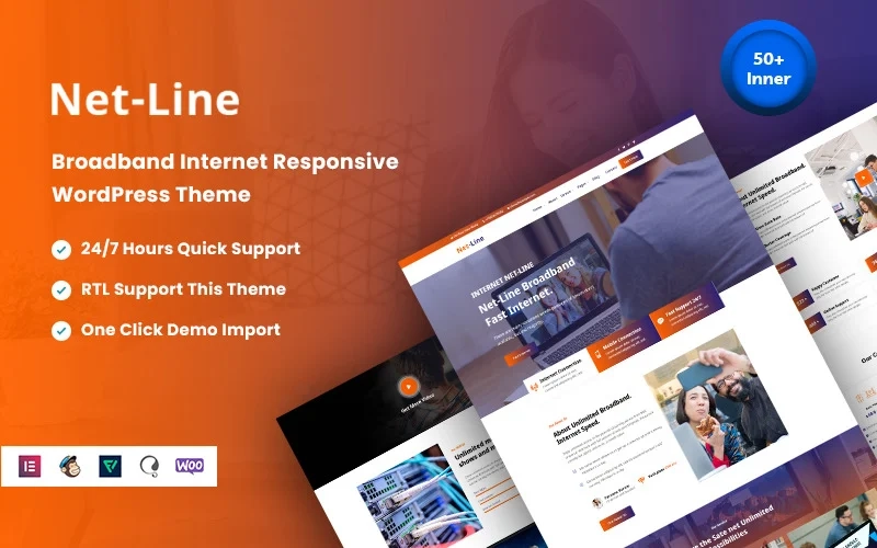 Netline – Broadband Internet Responsive WordPress Theme