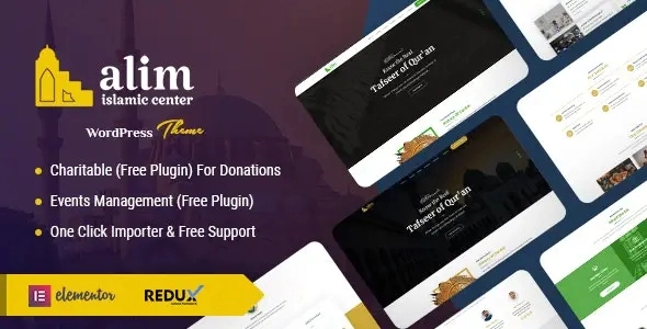 Alim – Islamic Institute & Mosque WordPress Theme + RTL
